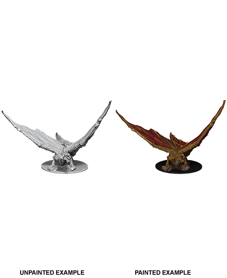 D&D Nolzur's Marvelous Miniatures: Young Brass Dragon | Galaxy Games LLC