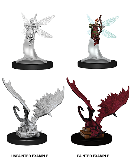 D&D Nolzur's Marvelous Miniatures: Sprite & Pseudodragon | Galaxy Games LLC