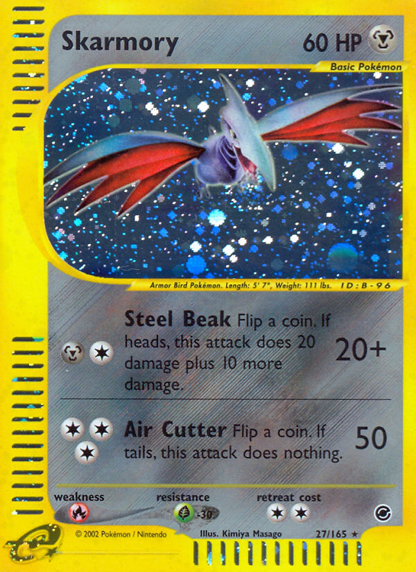 Skarmory (27/165) [Expedition: Base Set] | Galaxy Games LLC