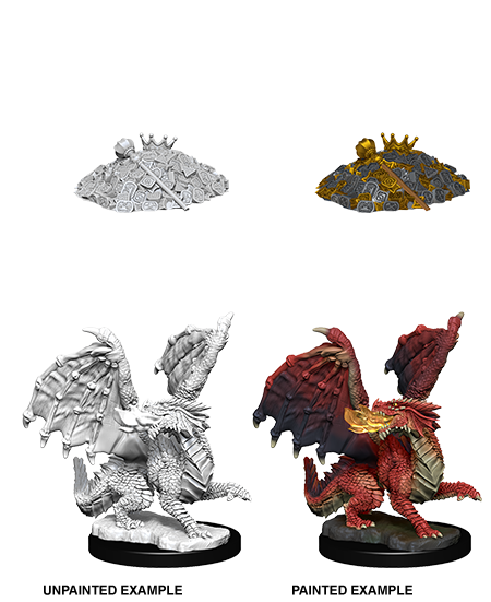 D&D Nolzur's Marvelous Miniatures: Red Dragon Wyrmling | Galaxy Games LLC