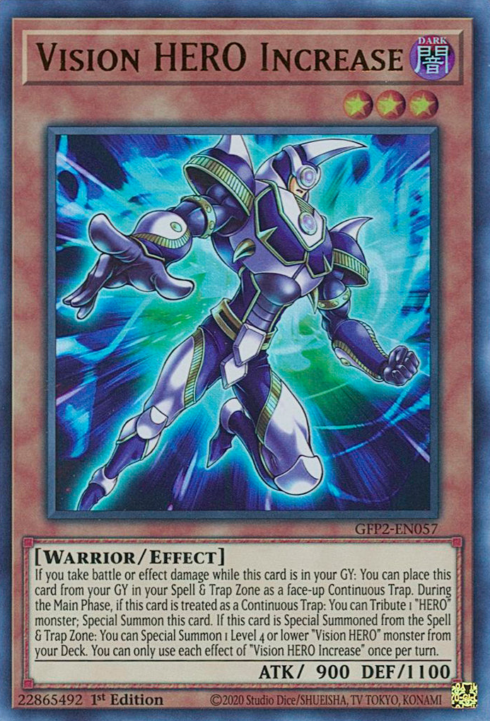 Vision HERO Increase [GFP2-EN057] Ultra Rare | Galaxy Games LLC