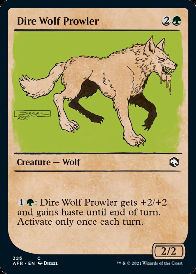 Dire Wolf Prowler (Showcase) [Dungeons & Dragons: Adventures in the Forgotten Realms] | Galaxy Games LLC