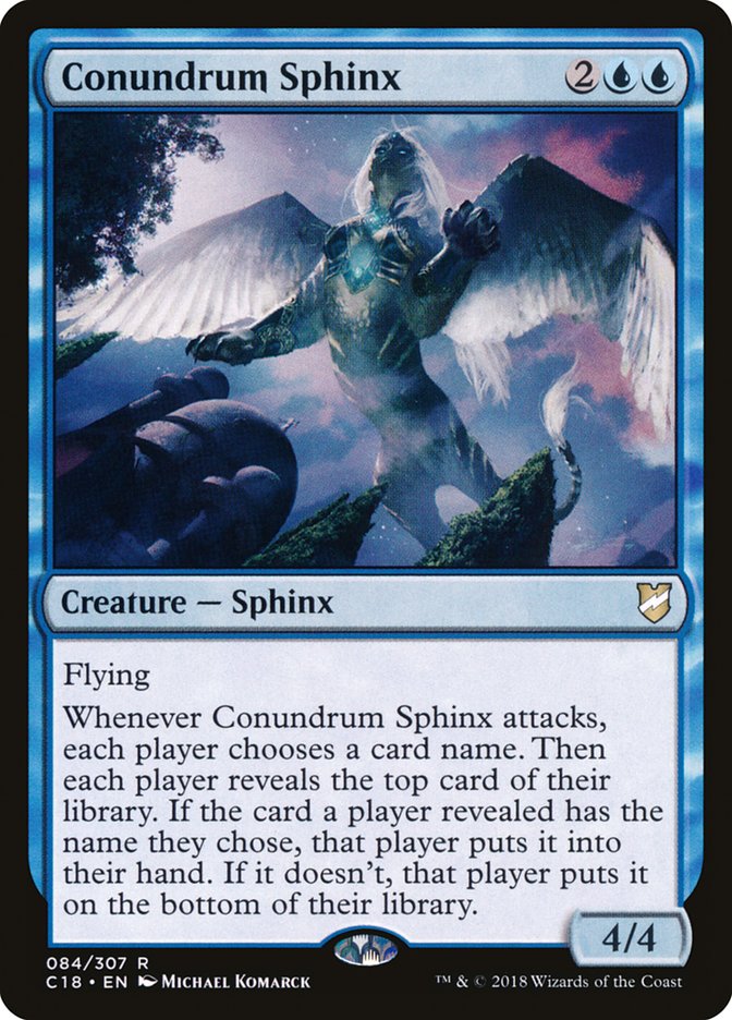 Conundrum Sphinx [Commander 2018] | Galaxy Games LLC