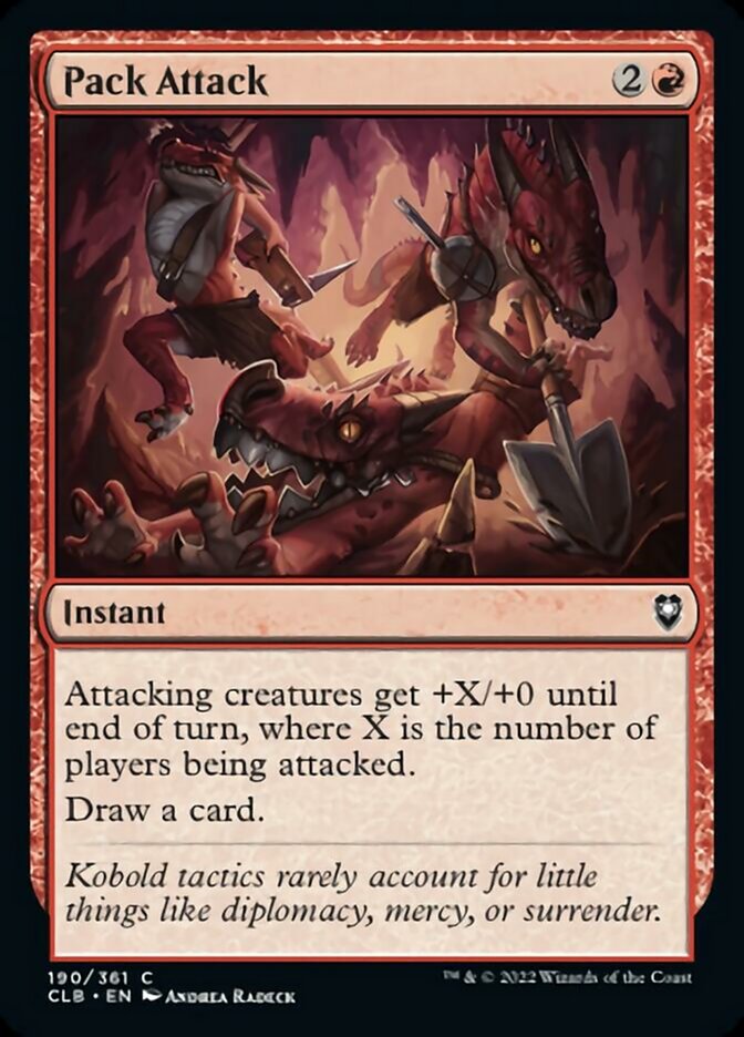 Pack Attack [Commander Legends: Battle for Baldur's Gate] | Galaxy Games LLC