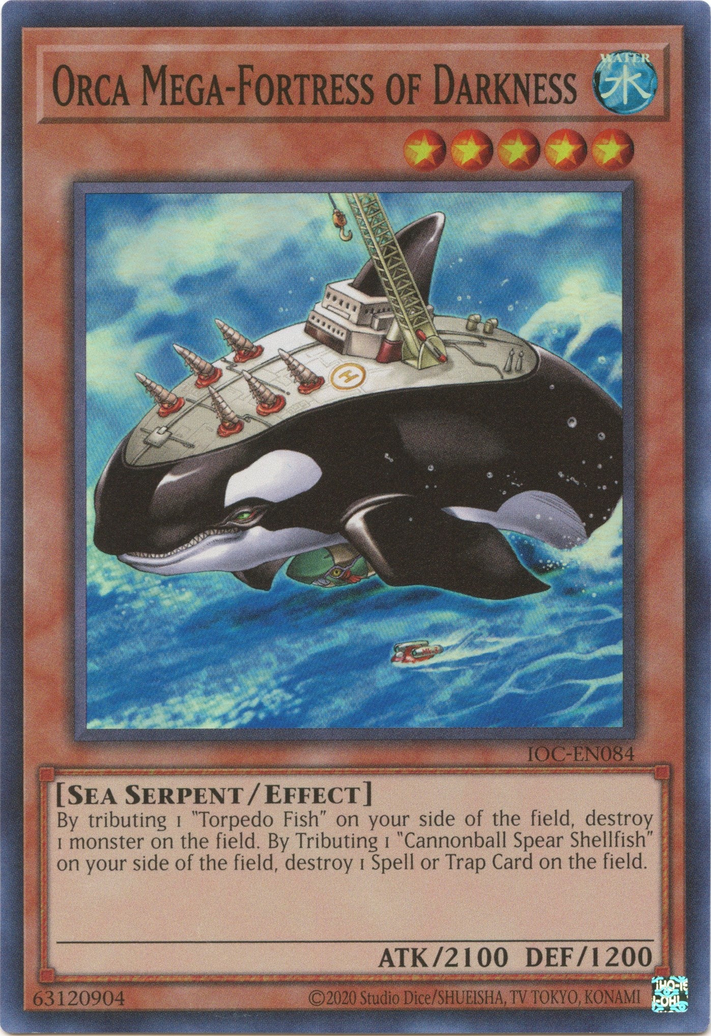 Orca Mega-Fortress of Darkness (25th Anniversary) [IOC-EN084] Super Rare | Galaxy Games LLC