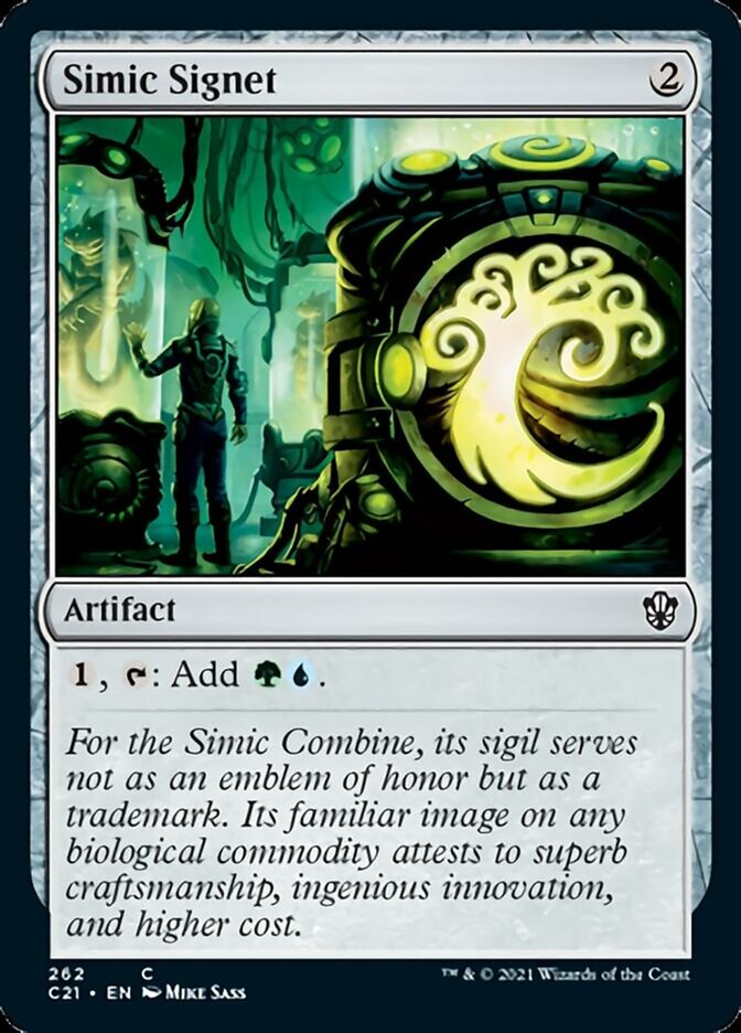 Simic Signet [Commander 2021] | Galaxy Games LLC