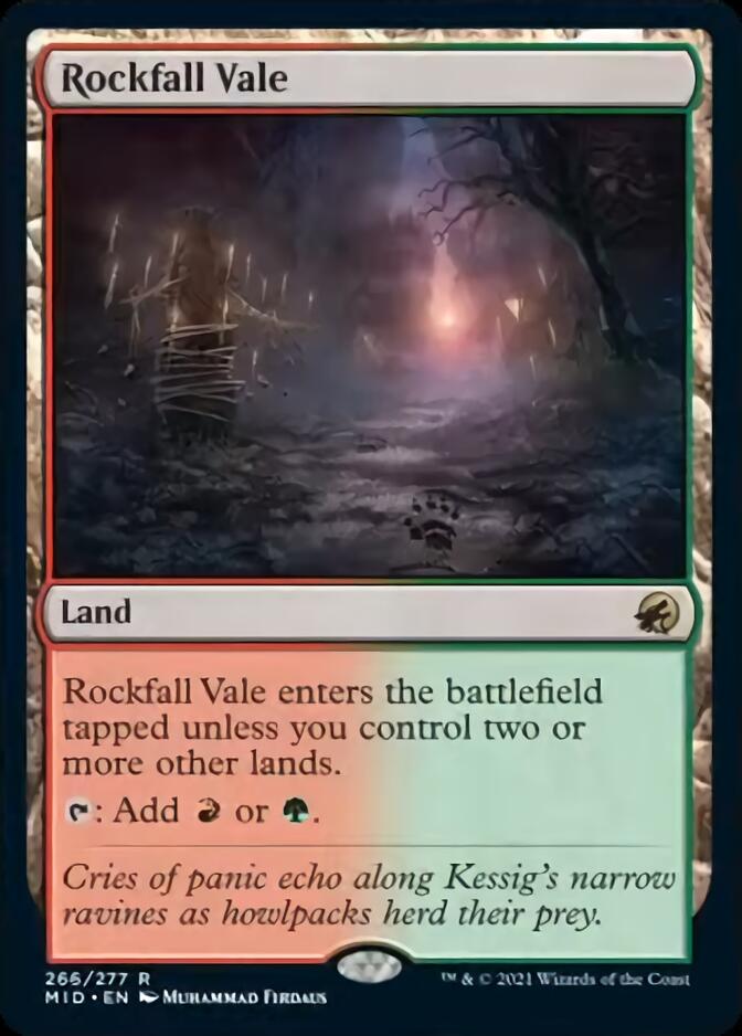 Rockfall Vale [Innistrad: Midnight Hunt] | Galaxy Games LLC