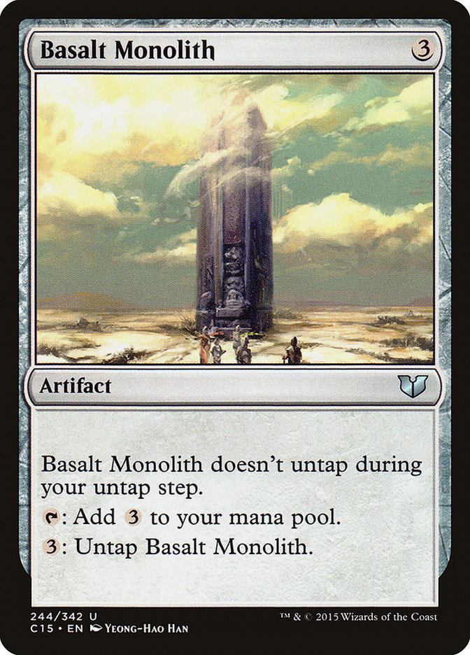 Basalt Monolith [Commander 2015] | Galaxy Games LLC