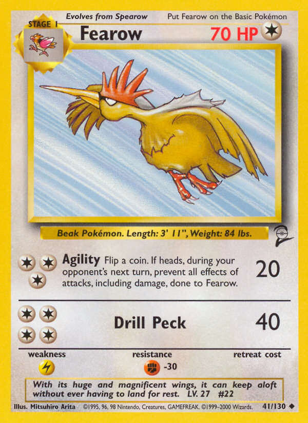 Fearow (41/130) [Base Set 2] | Galaxy Games LLC