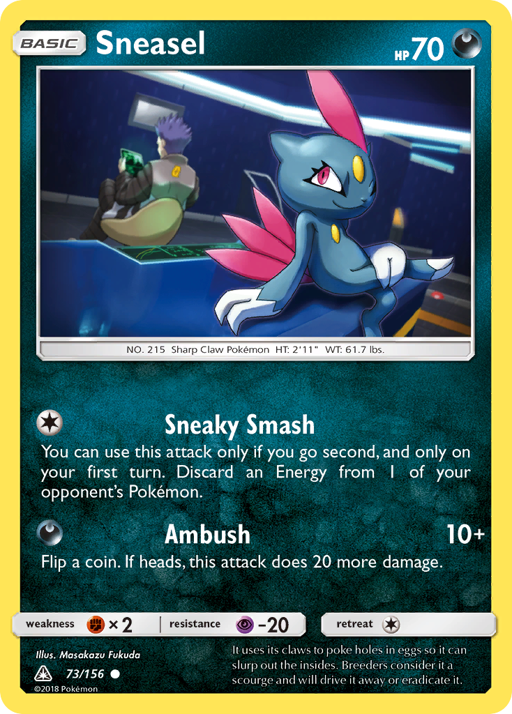 Sneasel (73/156) [Sun & Moon: Ultra Prism] | Galaxy Games LLC