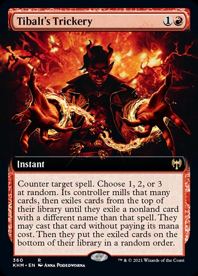 Tibalt's Trickery (Extended Art) [Kaldheim] | Galaxy Games LLC