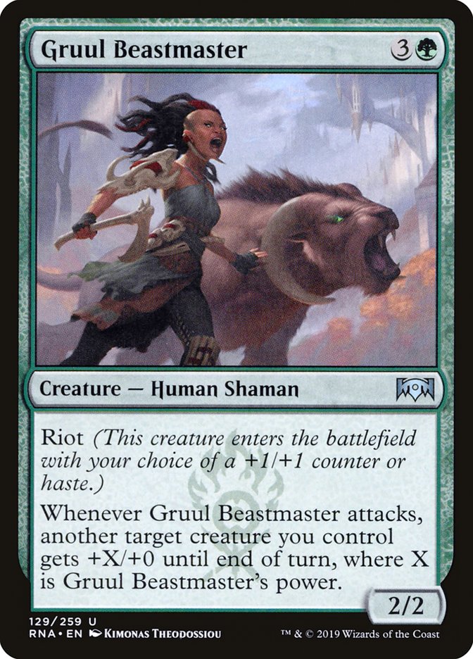 Gruul Beastmaster [Ravnica Allegiance] | Galaxy Games LLC