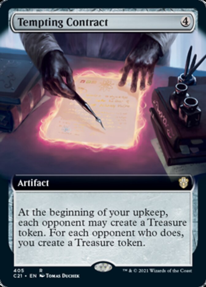 Tempting Contract (Extended Art) [Commander 2021] | Galaxy Games LLC