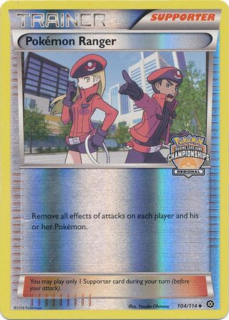 Pokemon Ranger (104/114) (Championship Promo) [XY: Steam Siege] | Galaxy Games LLC