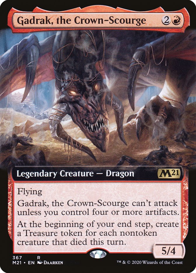 Gadrak, the Crown-Scourge (Extended Art) [Core Set 2021] | Galaxy Games LLC