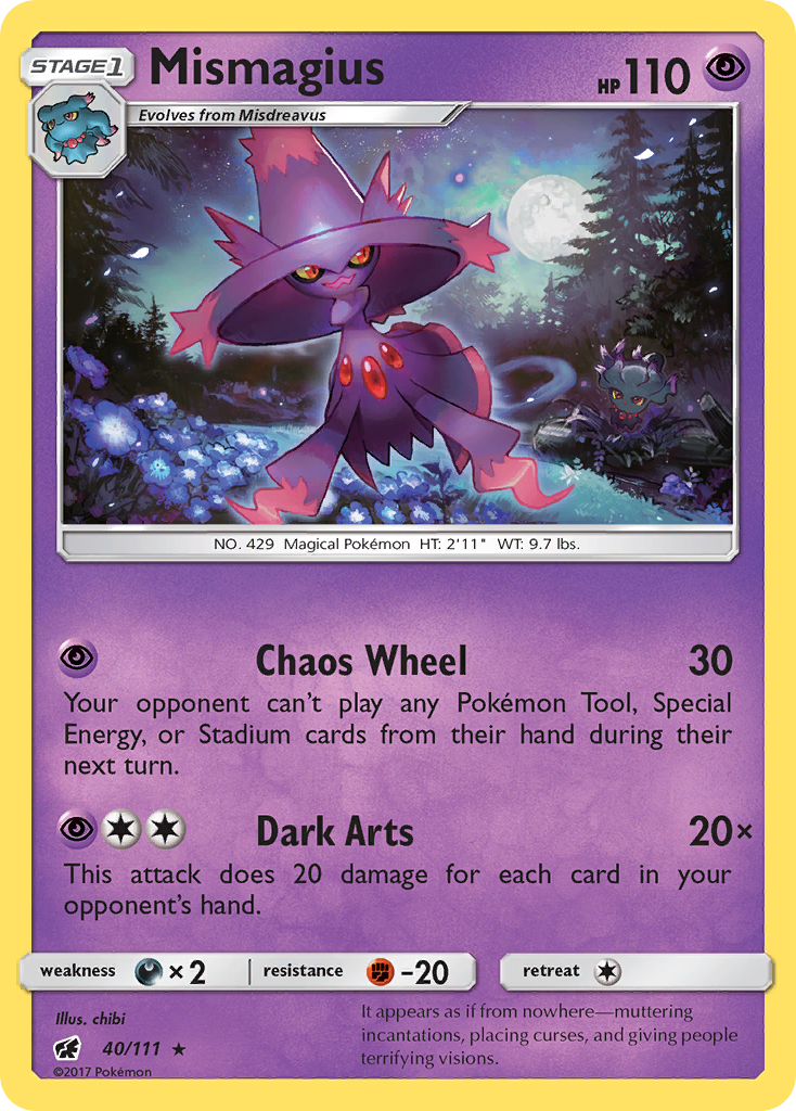 Mismagius (40/111) [Sun & Moon: Crimson Invasion] | Galaxy Games LLC