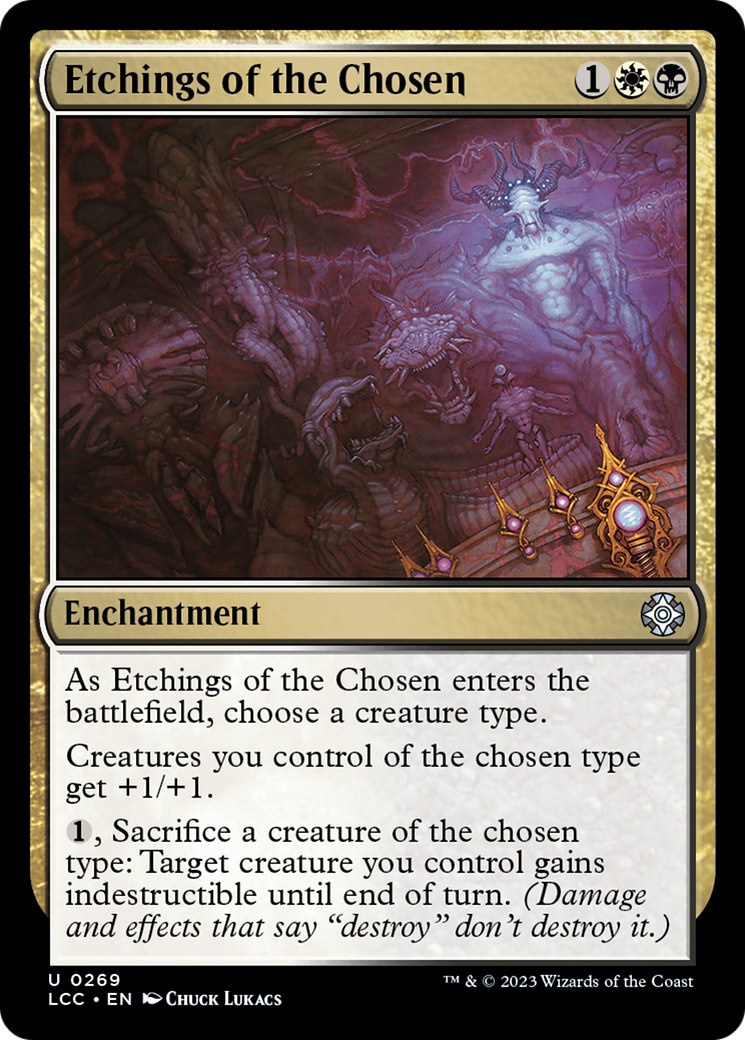 Etchings of the Chosen [The Lost Caverns of Ixalan Commander] | Galaxy Games LLC