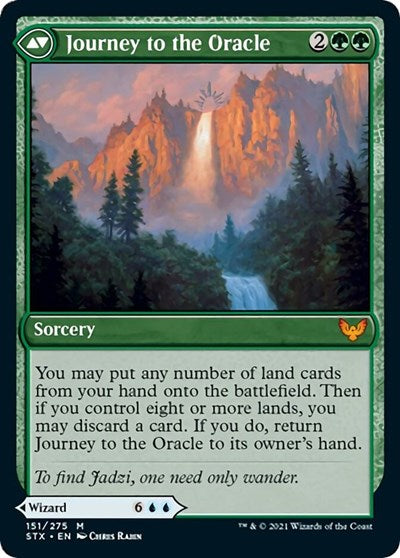 Jadzi, Oracle of Arcavios // Journey to the Oracle [Strixhaven: School of Mages Prerelease Promos] | Galaxy Games LLC