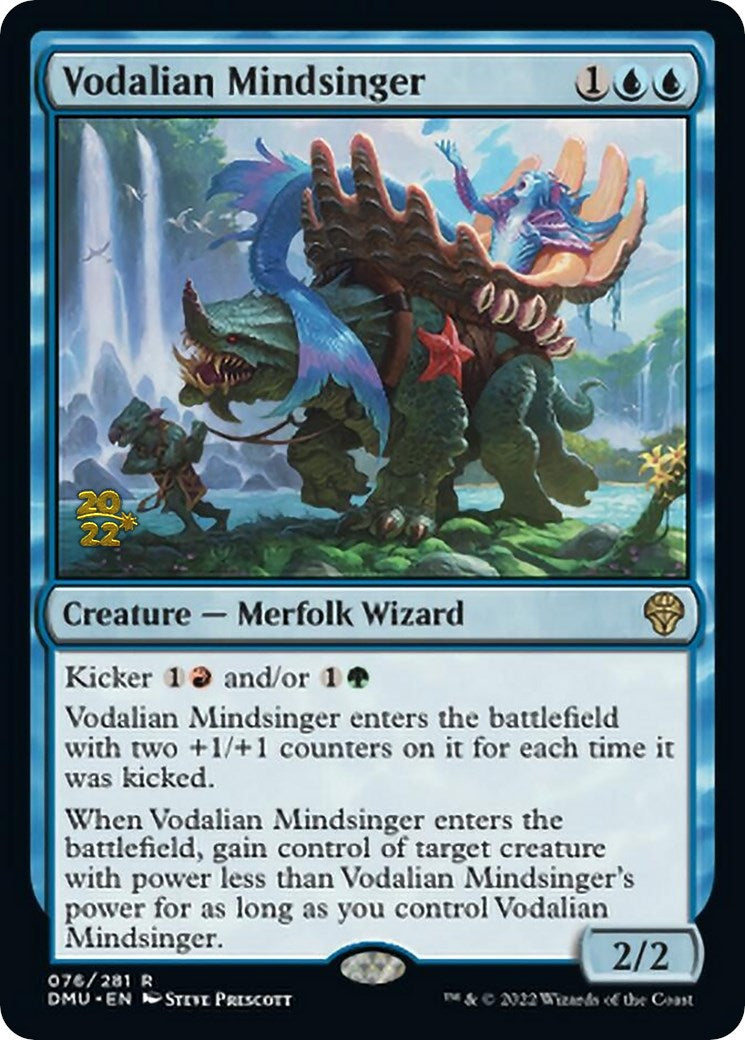 Vodalian Mindsinger [Dominaria United Prerelease Promos] | Galaxy Games LLC