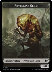 Elemental (0024) // Phyrexian Germ Double-Sided Token [Commander Masters Tokens] | Galaxy Games LLC
