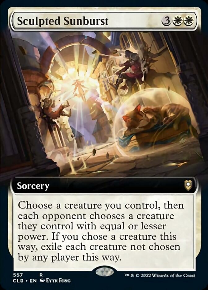 Sculpted Sunburst (Extended Art) [Commander Legends: Battle for Baldur's Gate] | Galaxy Games LLC