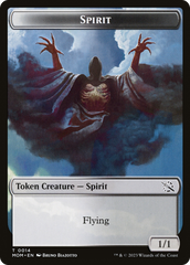 Monk // Spirit (14) Double-Sided Token [March of the Machine Tokens] | Galaxy Games LLC