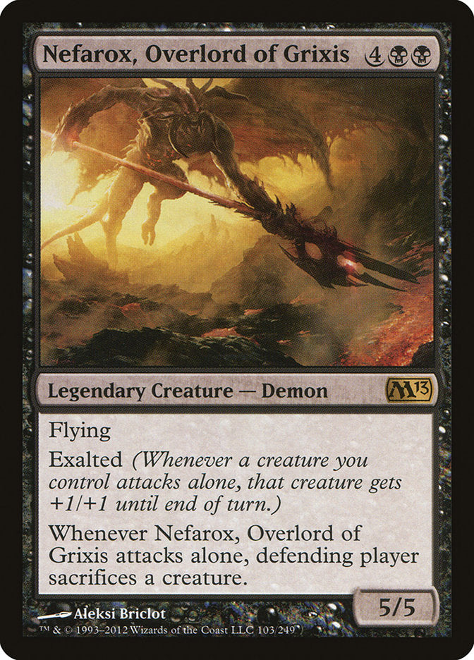 Nefarox, Overlord of Grixis [Magic 2013] | Galaxy Games LLC