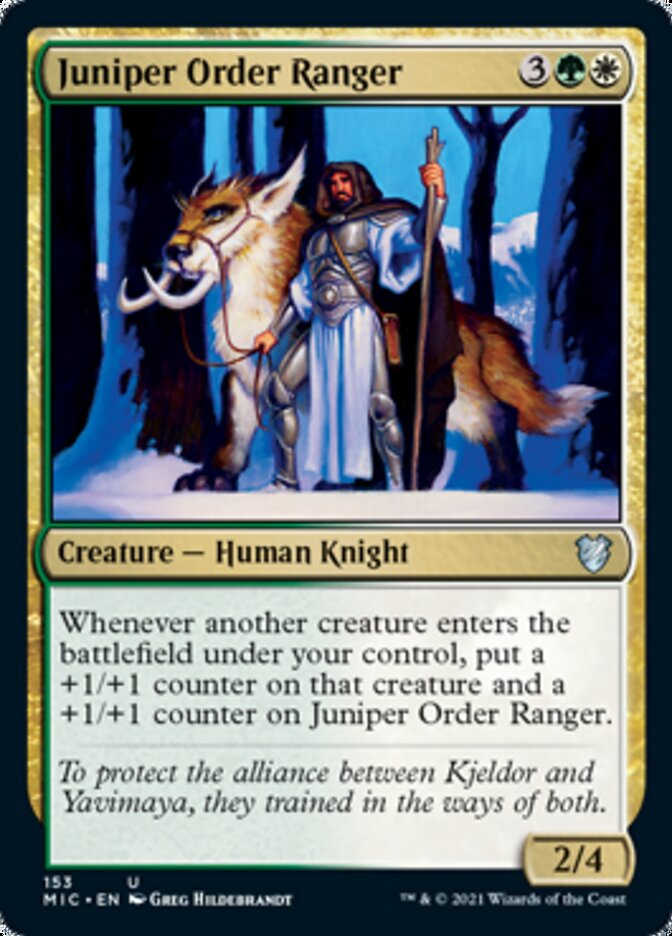 Juniper Order Ranger [Innistrad: Midnight Hunt Commander] | Galaxy Games LLC