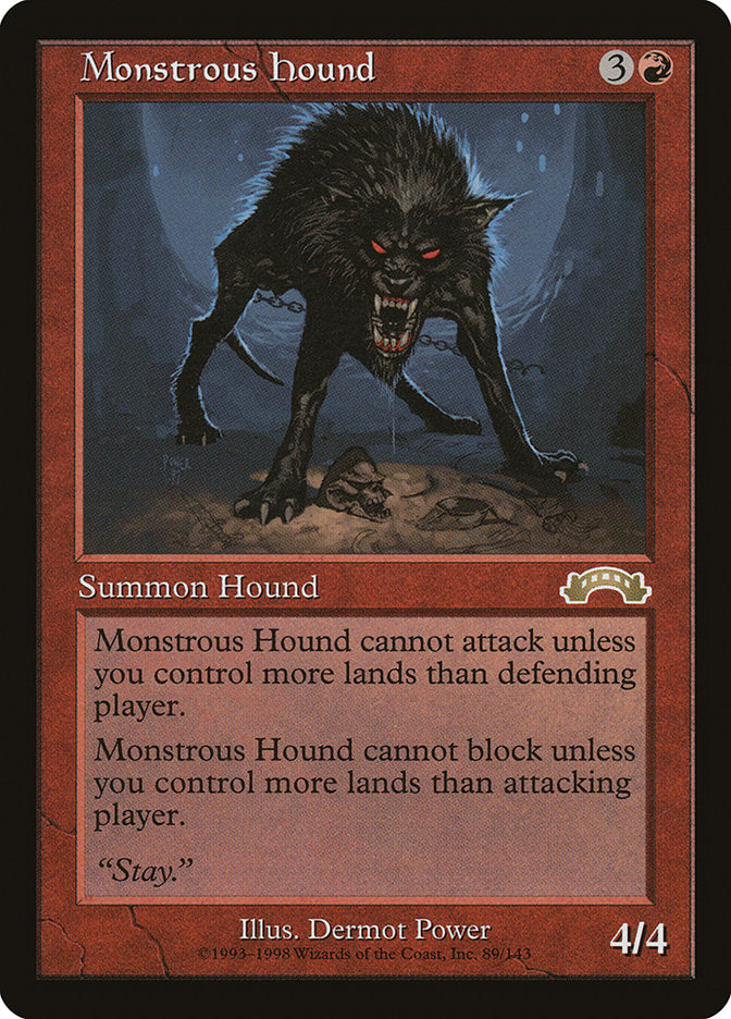 Monstrous Hound [Exodus] | Galaxy Games LLC