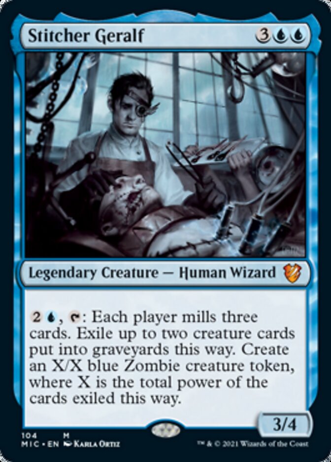 Stitcher Geralf [Innistrad: Midnight Hunt Commander] | Galaxy Games LLC