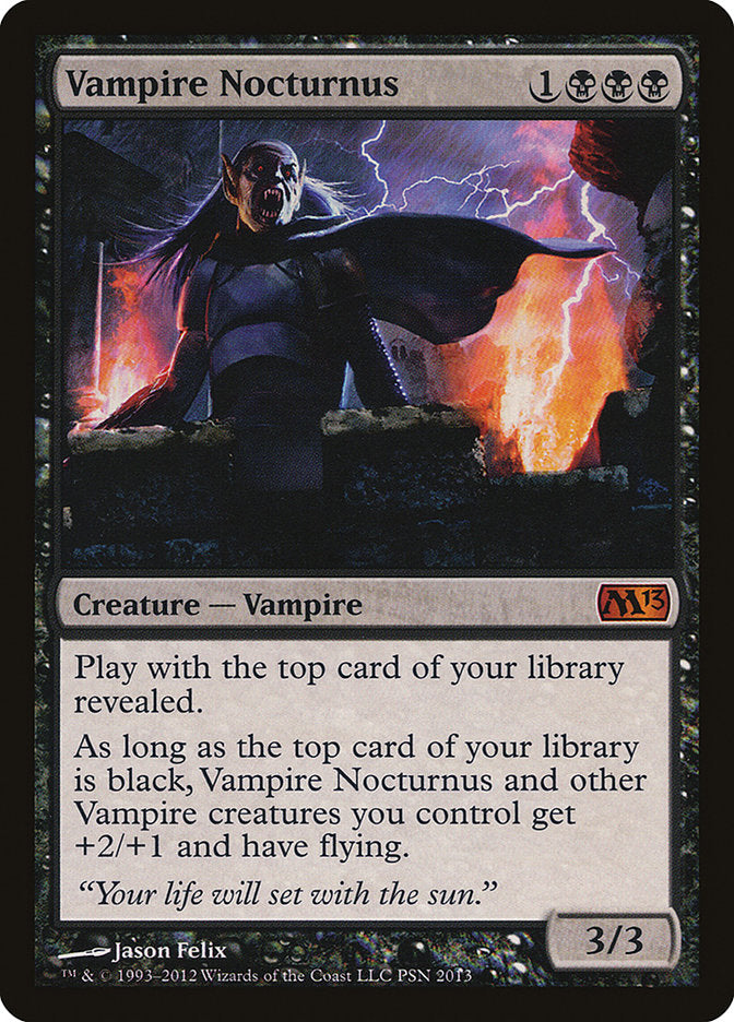 Vampire Nocturnus (Duels of the Planeswalkers Promos) [Duels of the Planeswalkers Promos 2012] | Galaxy Games LLC