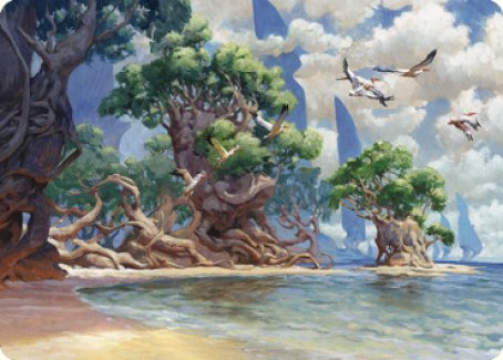 Yavimaya Coast Art Card [Dominaria United Art Series] | Galaxy Games LLC