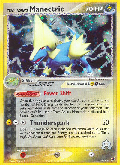 Team Aqua's Manectric (4/95) [EX: Team Magma vs Team Aqua] | Galaxy Games LLC