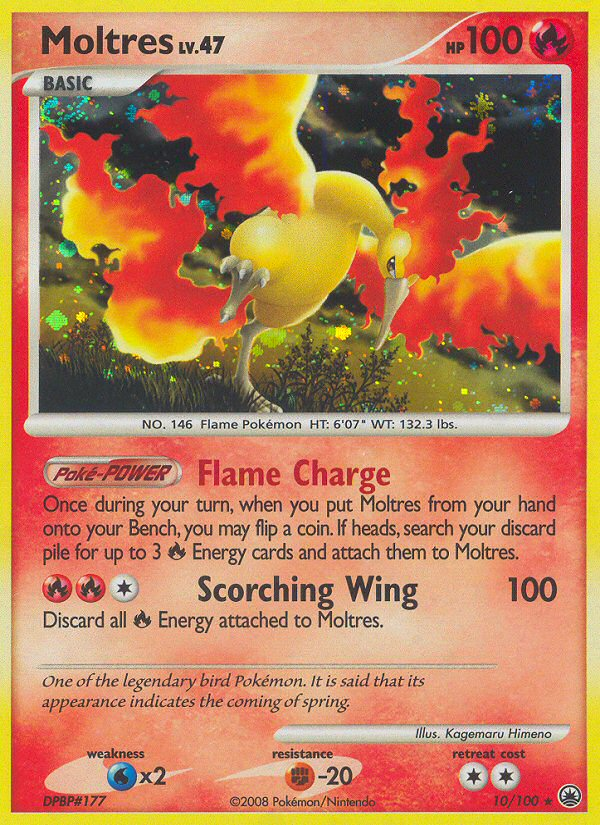 Moltres (10/100) [Diamond & Pearl: Majestic Dawn] | Galaxy Games LLC