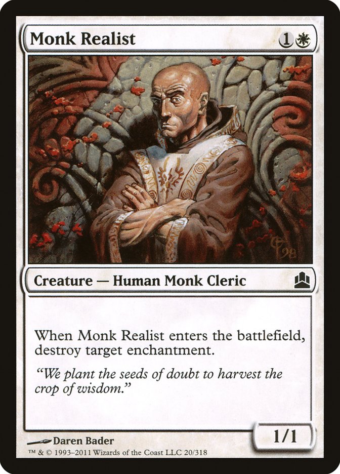 Monk Realist [Commander 2011] | Galaxy Games LLC
