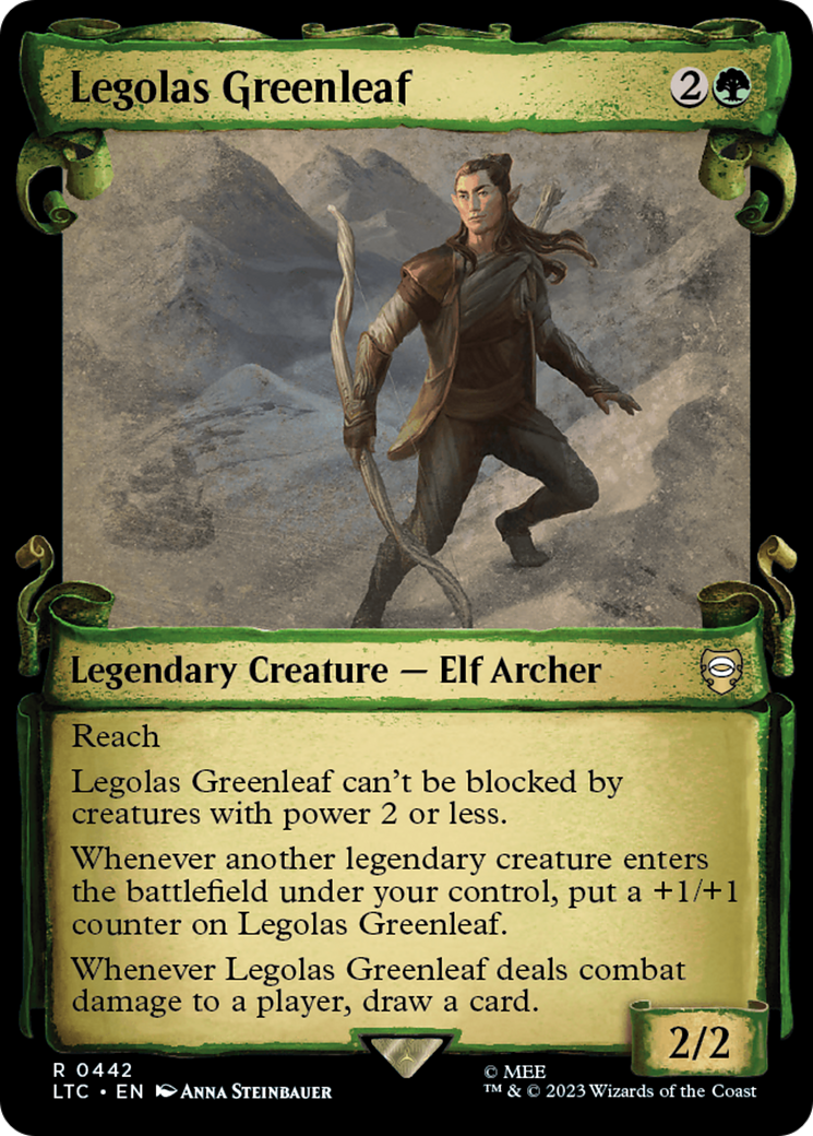 Legolas Greenleaf [The Lord of the Rings: Tales of Middle-Earth Commander Showcase Scrolls] | Galaxy Games LLC