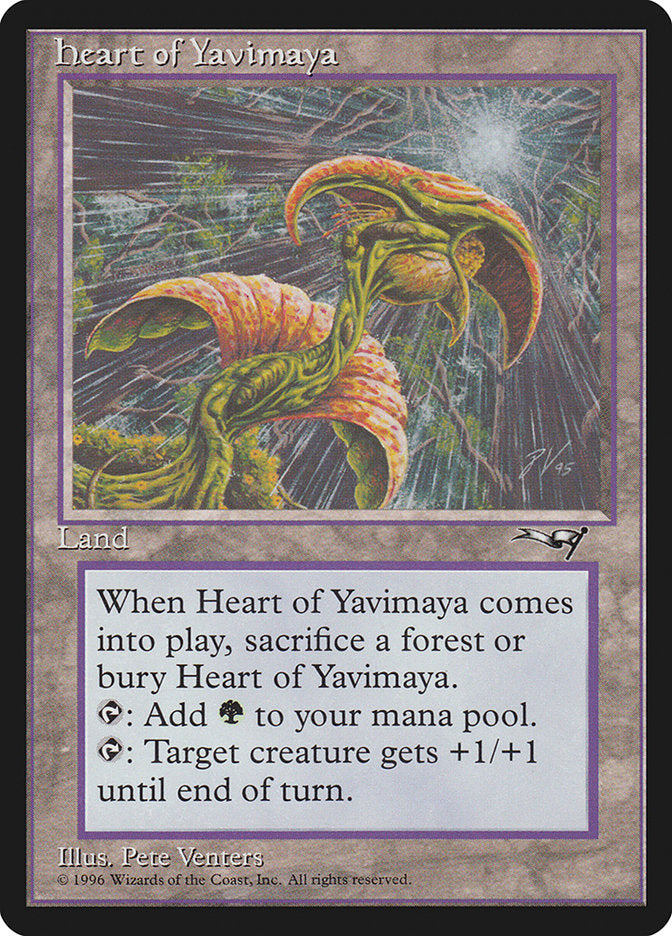 Heart of Yavimaya [Alliances] | Galaxy Games LLC