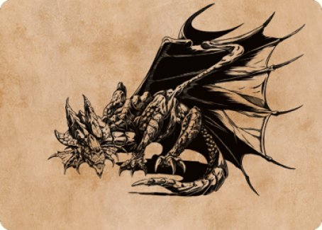 Ancient Copper Dragon Art Card (52) [Commander Legends: Battle for Baldur's Gate Art Series] | Galaxy Games LLC