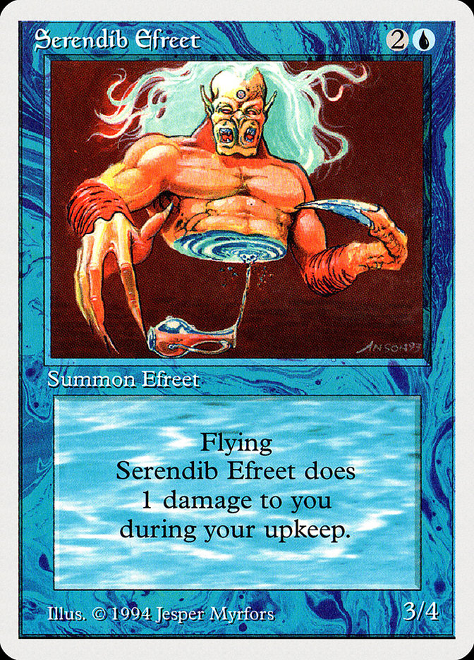 Serendib Efreet [Summer Magic / Edgar] | Galaxy Games LLC