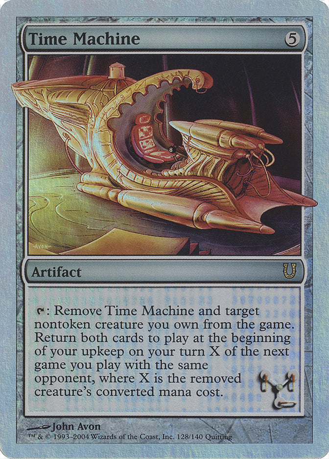 Time Machine (Alternate Foil) [Unhinged] | Galaxy Games LLC