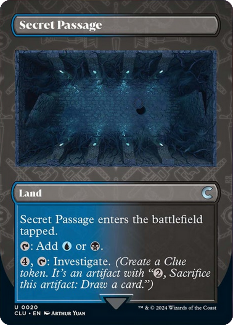 Secret Passage (Borderless) [Ravnica: Clue Edition] | Galaxy Games LLC