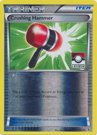 Crushing Hammer (34/39) (League Promo) [XY: Kalos Starter Set] | Galaxy Games LLC