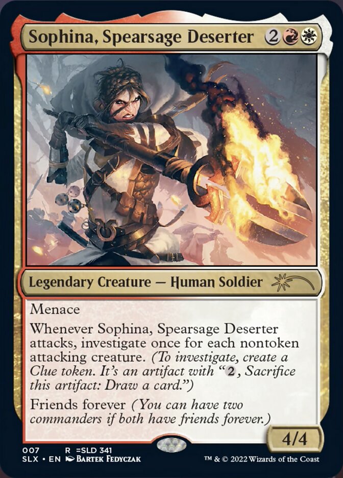 Sophina, Spearsage Deserter [Secret Lair: Universes Within] | Galaxy Games LLC