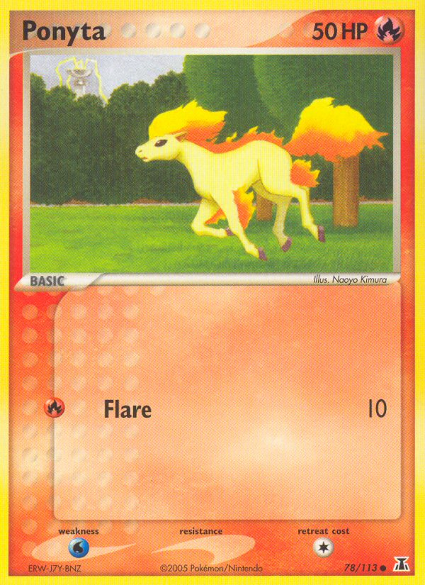 Ponyta (78/113) [EX: Delta Species] | Galaxy Games LLC