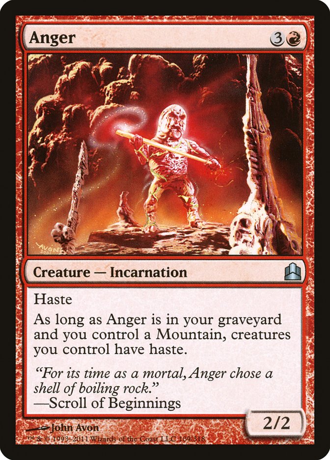 Anger [Commander 2011] | Galaxy Games LLC