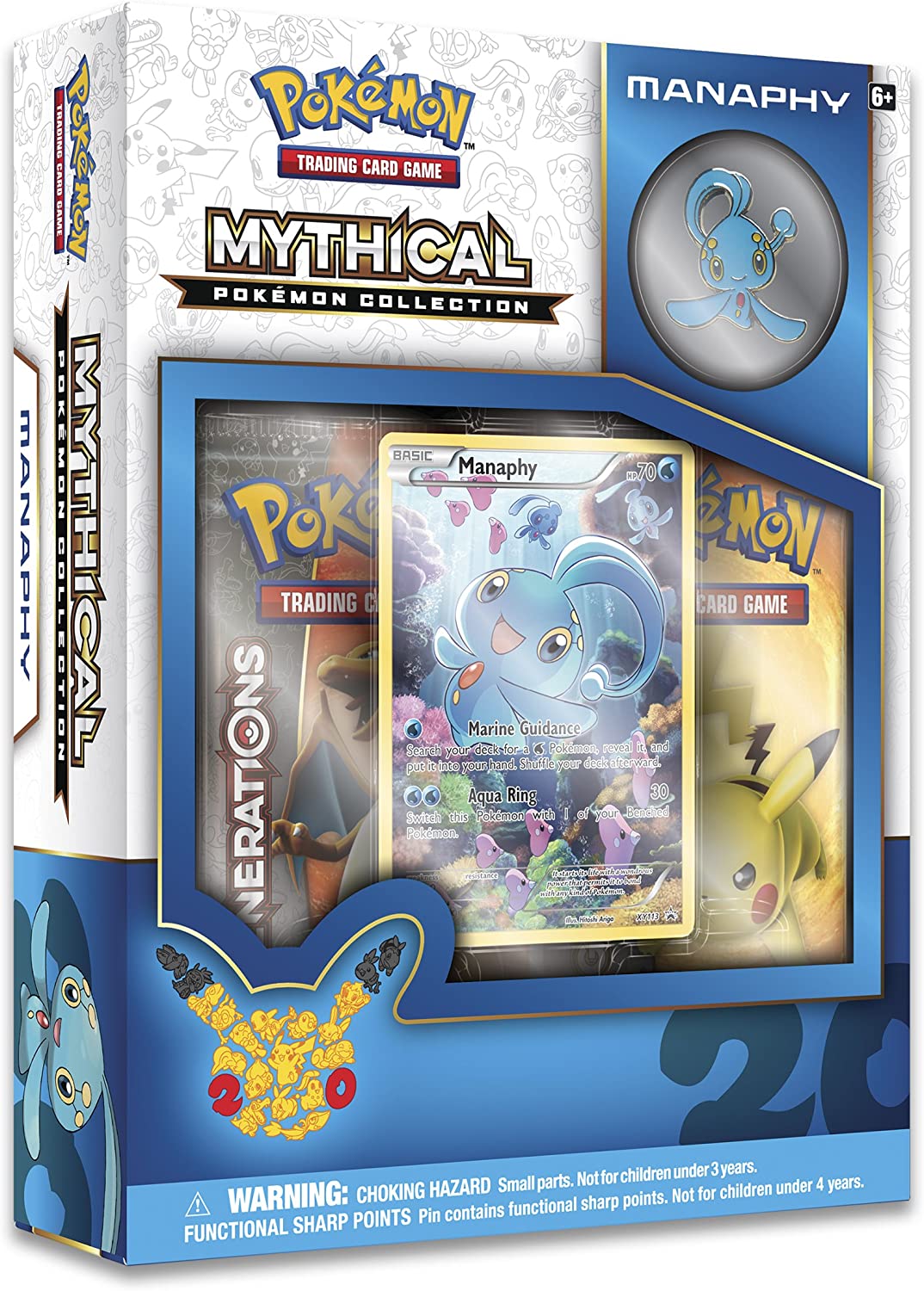 Generations - Mythical Pokemon Collection Case (Manaphy) | Galaxy Games LLC