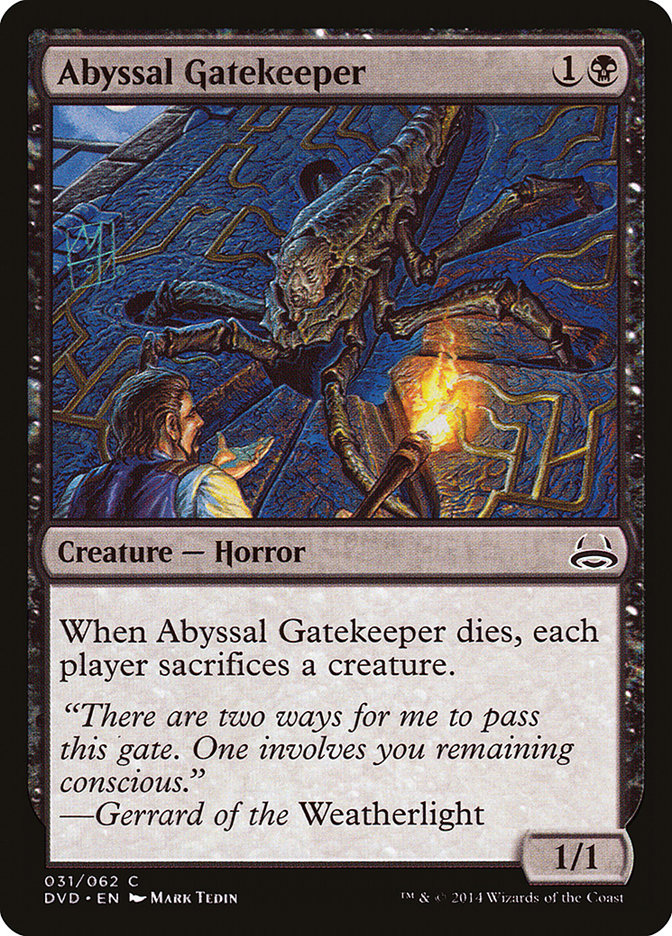 Abyssal Gatekeeper (Divine vs. Demonic) [Duel Decks Anthology] | Galaxy Games LLC