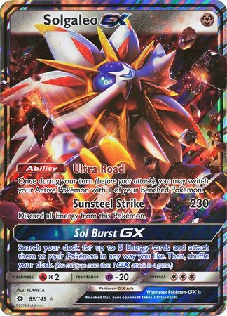 Solgaleo GX (89/149) (Jumbo Card) [Sun & Moon: Base Set] | Galaxy Games LLC