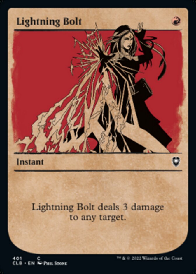 Lightning Bolt (Showcase) [Commander Legends: Battle for Baldur's Gate] | Galaxy Games LLC
