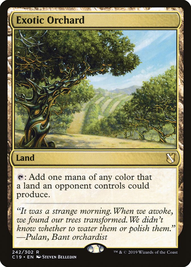 Exotic Orchard [Commander 2019] | Galaxy Games LLC